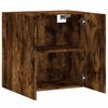 vidaXL Wandkast 60x31x60 cm bewerkt hout gerookt eikenkleurig