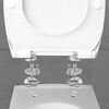 CORNAT Toiletbril met soft-close PREMIUM 4 duroplast wit