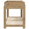 vidaXL Bunk Bed voor Kinderen Artisan Eiken 100 x 190 cm Bewerkt hout