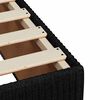 vidaXL Bedframe zonder matras stof zwart 140x200 cm