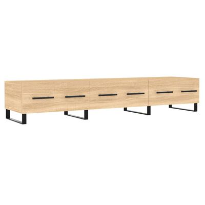 vidaXL Tv-meubel 150x36x30 cm bewerkt hout sonoma eikenkleurig