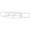 vidaXL Bedframe zonder matras 120x200 cm wit