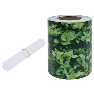 vidaXL Privacystrip 35x0,19 m PVC groen