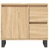 vidaXL Badkamerkast 65x33x60 cm bewerkt hout sonoma eikenkleurig