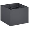 vidaXL Plantenbak Antraciet 80 x 80 x 60 cm Koudgewalst staal