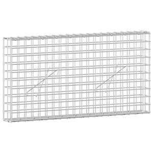vidaXL Gabion met 3,5 mm Draad en 5x5 cm Gaas 100x10x50 cm