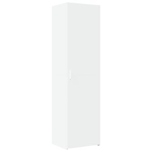 vidaXL Hoge kast 50x42,5x185 cm bewerkt hout wit