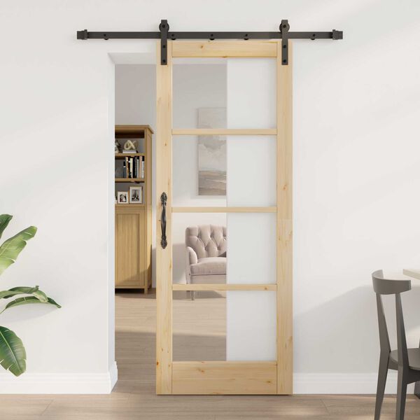 vidaXL Schuifdeur ORKDAL Naturel 78 x 202 cm