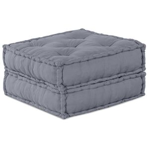 vidaXL Modulair Sofabet 2 pcs Grijs 140 x 70 x 36 cm Stof