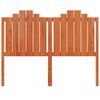 vidaXL Hoofdbord 135 cm massief grenenhout wasbruin