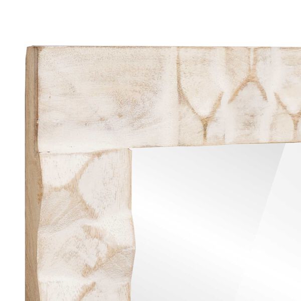 vidaXL Badkamer Spiegel Witte Was Afwerking 50 x 70 x 2,5 cm