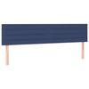 vidaXL Boxspring met matras stof blauw 120x190 cm