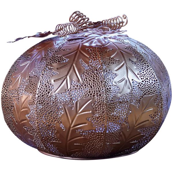 Luxform Tuinlamp op batterijen Pumpkin LED goudkleurig