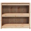 vidaXL Keukenkast Bruin Eiken 106 x 55 x 92 cm Massief grenenhout