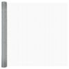 vidaXL Gelast gaashek 1000 x 160 cm Zilver