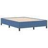 vidaXL Bedframe Blauw 160 x 200 cm Katoenen stof