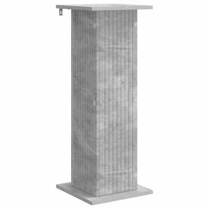 vidaXL Plantenstandaard Betongrijs 30,5 x 30 x 80,5 cm Bewerkt hout