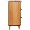 vidaXL Dressoir met lade Naturel 40 x 33 x 75 cm Massief Mango Hout
