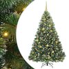 vidaXL Kunstkerstboom met 300 LED met standaard Groen 180 cm PE en PVC