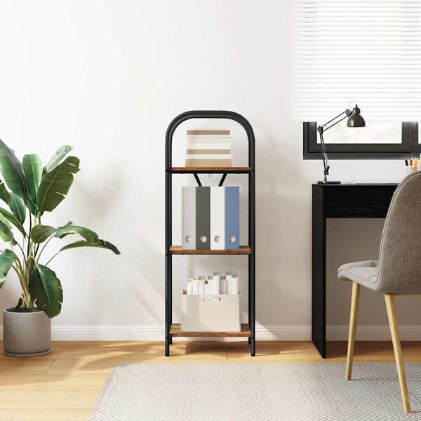 vidaXL Boekenkast Oudhout 40 x 30 x 109 cm Bewerkt hout