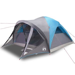 vidaXL Tunneltent 6-persoons waterdicht blauw