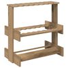vidaXL Biljartkeu standaard Bewerkt hout 60 x 35 x 60 cm