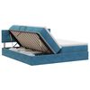 vidaXL Opslag bed met hoofdeinde 2 st Donkerblauw