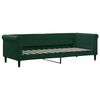 vidaXL Slaapbank 80x200 cm fluweel donkergroen