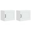 vidaXL Vaatwasserpaneel Kalmar 2 pcs Wit 50 x 31 x 40 cm Bewerkt hout