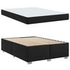 vidaXL Bedframe met matras Zwart 160 x 200 cm Stof