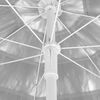 vidaXL Strandparasol Hawa&iuml; 240 cm wit