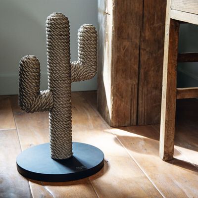 beoefenaar Tweede leerjaar atleet Designed by Lotte Kattenkrabpaal Cactus 35x60 cm hout zwart online kopen |  vidaXL.be
