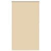 vidaXL Rolgordijn verduisterend 135x230 cm stofbreedte 131,6 cm beige