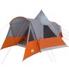 vidaXL Teepee Tent 8-Persoon 8-persoons Grijs en Oranje