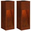 vidaXL Zonne LED Padverlichting 2 st Warmwit 18 x 18 x 50 cm