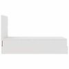 vidaXL Ottomaanse bed met matras 90x190cm kunstleer wit