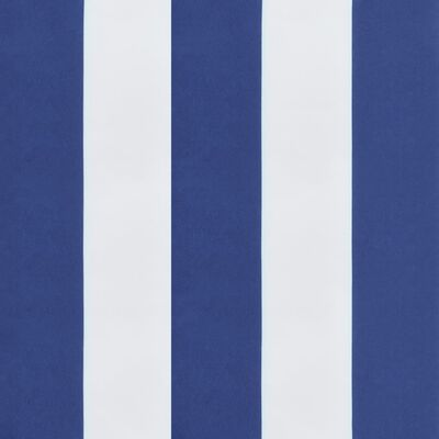 vidaXL Palletkussen 60x61,5x10 cm gestreept oxford stof blauw wit