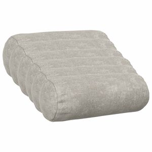 vidaXL Kussensloop 6 st HEERLEN Lichtgrijs &Oslash; 15 x 40 cm Chenille Stof
