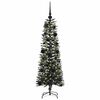 vidaXL Kunstkerstboom met 150 LED Groen 120 cm PVC en Plastic en Staal