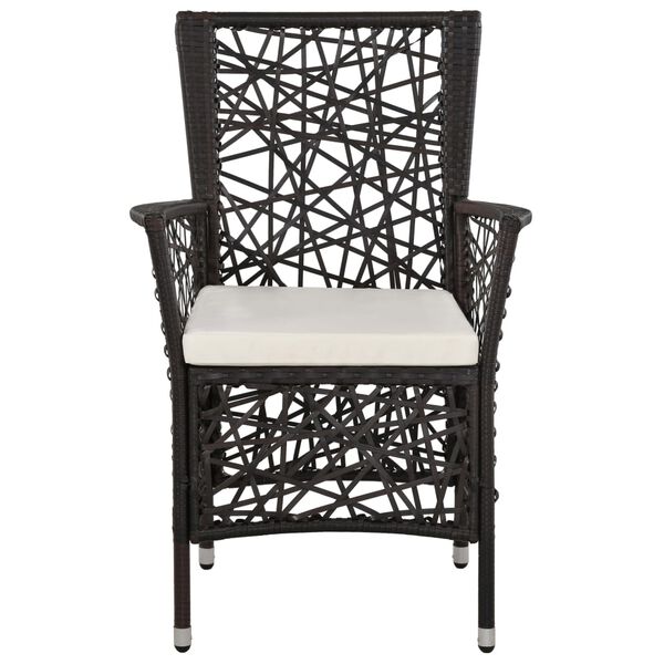 vidaXL 5-delige Tuinset bruin