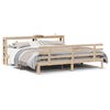 vidaXL Bedframe met hoofdbord massief grenenhout 200x200 cm