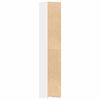 vidaXL Badkamerkast 30x30x183,5 cm bewerkt hout hoogglans wit