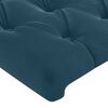 vidaXL Bedframe zonder matras 90x190 cm fluweel donkerblauw
