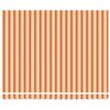 vidaXL Inklapbaar Zonnescherm Geel en Rood 400 &times; 300 cm Stof en Metaal