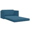 vidaXL Slaapbank Blauw 124 x 204 x 61 cm Fluweel