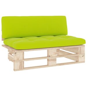 vidaXL Tuinmiddenbank pallet ge&iuml;mpregneerd grenenhout