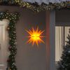 vidaXL Kerstlampen met LED's 3 st inklapbaar 43 cm geel