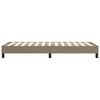 vidaXL Boxspring bed 100x200 cm stof taupe