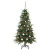 vidaXL Kunstmatige Inklapbare Kerstboom Groen 150 cm PE en PVC