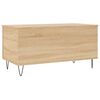 vidaXL Salontafel 90x44,5x45 cm bewerkt hout sonoma eikenkleurig